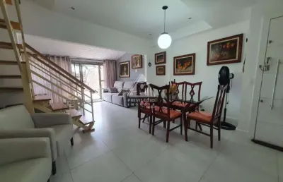 Recreio: cobertura espetacular de 310m² com 4 quartos (2 suítes) e armários de alta qualidade!