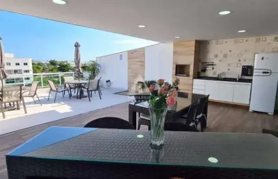Excelente cobertura linear no recreio dos bandeirantes com 3 suítes e uma área de 220m2