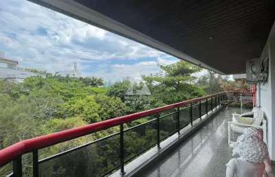 Barra da tijuca: cobertura com vista, piscina e 4 suítes - condomínio varandas do atlântico