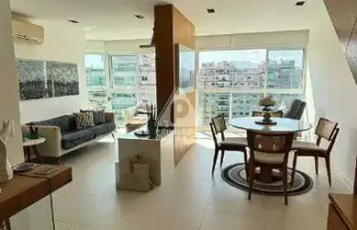 Cobertura duplex ,02 quartos,condomínio blue das américas rua césar lattes,barra da tijuca.