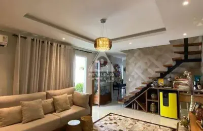 Cobertura duplex em condomínio no recreio - 4 quartos, sendo 3 suítes , piscina com hidro, varanda goumert com 3 vagas de garagem