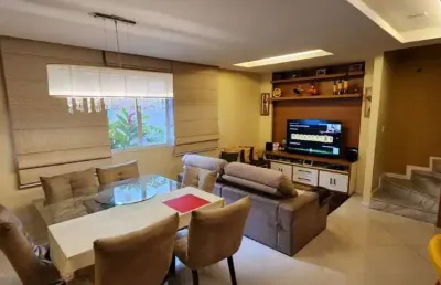 Casa em triplex condominio a venda, 3 quartos sendo 3 suites, 201m² - recreio dos bandeirantes-rj