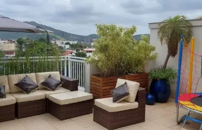 Cobertura duplex na taquara , 2 quartos em condomínio com total infraestrutura e pronta para morar