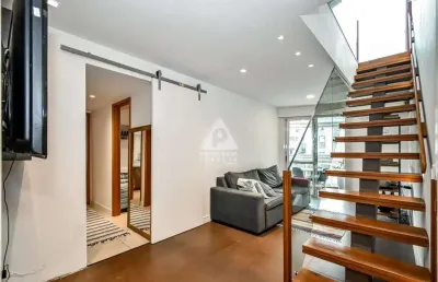 Humaitá! cobertura duplex, varanda, 4 quartos, 2 suites, 1 vaga, infraestrutura, portaria 24h, 165m²