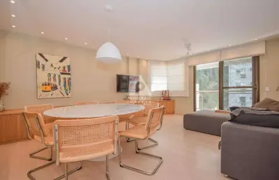 Exuberante apartamento, 3 quartos, infraestrutura completa, vista para o cristo e rua silenciosa!