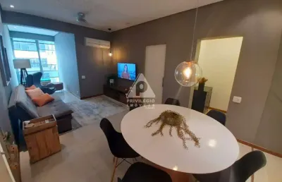 Espetacular apartamento 2 quartos, reformado, botafogo!