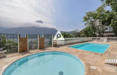Cobertura à venda, 3 quartos, suíte, 2 vagas na lagoa, rio de janeiro/rj
