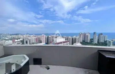 Cobertura duplex - 72 m² - 01 suíte - vista mar - torre charles de gaulle - 01 vaga- barra da tijuca