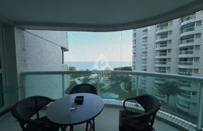 Flat à venda, 01 quarto, 01 vaga, vista mar, wyndham, barra da tijuca - rio de janeiro/rj