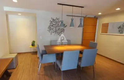 Apartamento à venda, 3 quartos, 1 vaga, laranjeiras - rio de janeiro/rj