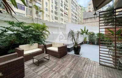 Apartamento garden à venda, 3 quartos, 1 suíte, 1 vaga, copacabana - rio de janeiro/rj