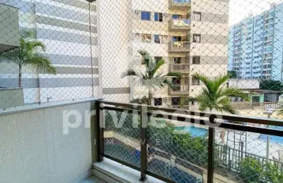 Apartamento à venda, 2 quartos, 1 suíte, 1 vaga, pechincha - rio de janeiro/rj