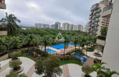 Apartamento bernini duplex com 4 quartos (suites), sol da manha, indevassável com vista para pedra da gavea e lagoa- peninsula barra da tijuca-rj