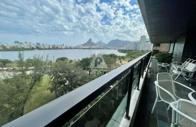 Apartamento à venda, 4 quartos, 4 suítes, 4 vagas, lagoa - rio de janeiro/rj