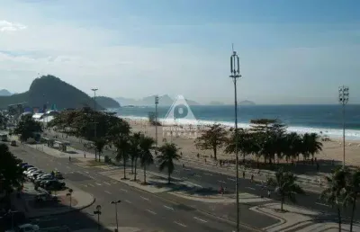 Imóvel na av. atlântica, ao lado do copacabana palace. 354m2. alto. vista deslumbrante