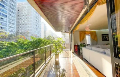 Apartamento à venda em ipanema 4 quartos, varanda, 3 vagas de garagem.