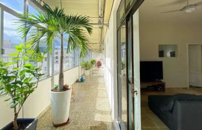 Cobertura à venda, original 4 quartos, 2 suítes, varanda, 1 vaga, copacabana - rio de janeiro/rj