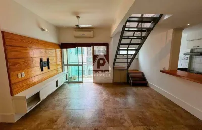 Cobertura à venda, 3 quartos, 2 suítes, 1 vaga, humaitá - rio de janeiro/rj