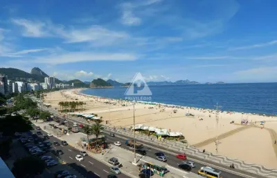 Apartamento a venda: av. atlântica, 4 quartos sendo 1 suíte, 1 vaga, vista mar.