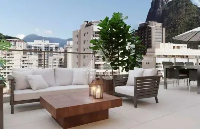 Cobertura à venda, 4 quartos, 4 suítes, 3 vagas, botafogo - rio de janeiro/rj