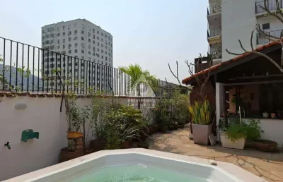 Cobertura linear em laranjeiras 4 quartos com vista cristo e piscina!!!