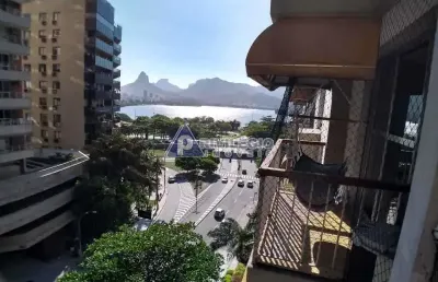 Vista lagoa - 3 quartos (1 suíte) com vaga no corte do cantagalo / copacabana - rj