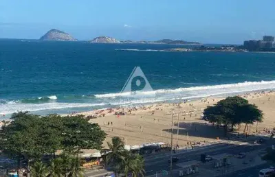 Imperdível!!conjugadão com vista mar em copacabana posto 2!!!!!