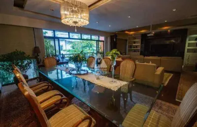 Apartamento 4 quartos, suítes, varanda, 203 mts, 3 vagas de garagem, 1 quadra da praia, no leblon.