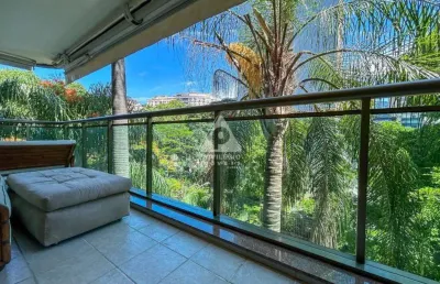 Apartamento 2 quartos, suíte, varanda, 90 mts, vista livre, 2 vagas de garagem, no leblon.
