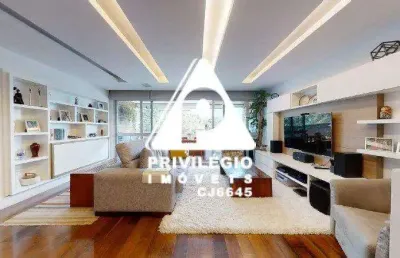 Apartamento à venda, 3 quartos, 1 suíte, 2 vagas, lagoa - rio de janeiro/rj