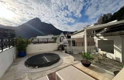 Lagoa - cobertura duplex, 4 quartos (2 suítes), 3 vagas