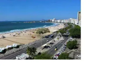 4 quartos com vaga, frontal mar no posto 4 da av atlântica.