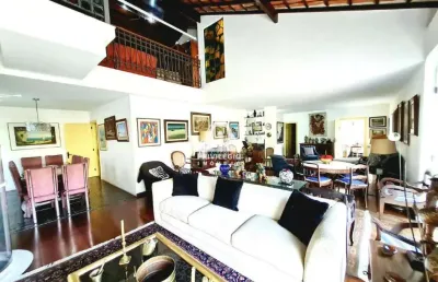 Casa duplex 4 quartos (2 suítes) com piscina, sauna e elevador na gávea – 4 vagas