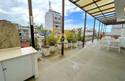 Cobertura duplex luxuosa no leblon – 4 quartos, piscina, terraço gourmet e 5 vagas – 431 m²