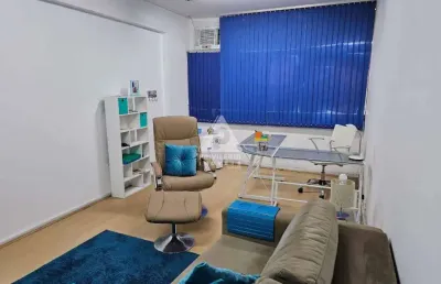 Sala comercial pronta para uso em copacabana – 30 m², mobiliada e climatizada