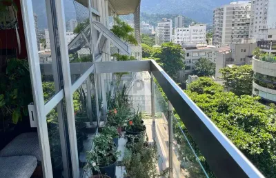 Apartamento 4 quartos com varandas, vista livre e 184m² no leblon – andar alto e segurança total