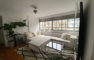 Apartamento 3 quartos com excelente planta e 100m² no leblon – sala ampla e cozinha americana