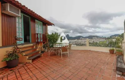 Casa à venda, 6 quartos, 5 suítes, 1 vaga, santa teresa - rio de janeiro/rj
