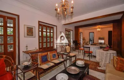 Casa de rua à venda, 3 quartos, 1 suíte, 2 vagas, cosme velho - rio de janeiro/rj