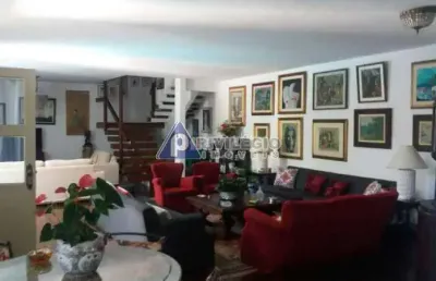 Casa de rua à venda, 4 quartos, 2 suítes, 2 vagas, laranjeiras - rio de janeiro/rj