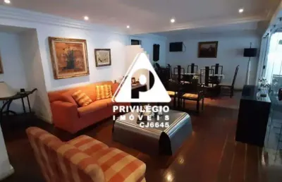 Casa de rua à venda, 4 quartos, 1 suíte, 2 vagas, laranjeiras - rio de janeiro/rj