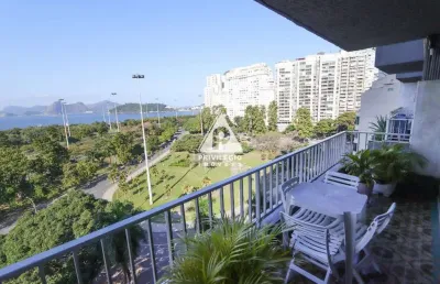Apartamento à venda no flamengo 4 quartos, infraestrutura completa, 3 vagas na escritura, vista cinematográfica