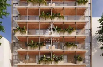 Apartamento à venda, 2 quartos, 1 suíte, 1 vaga, humaitá - rio de janeiro/rj