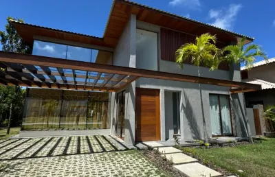 Casa nova 5 suítes 360 m2 ilha dos pássaros em praia do forte