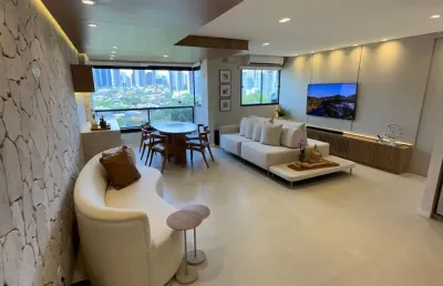 Apartamento a venda de 3/4 sendo 2 suítes, 150m2, nascente porteira fechada na pituba
