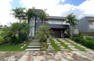 Casa a venda 4 suítes alto padrão no alphaville litoral norte 1