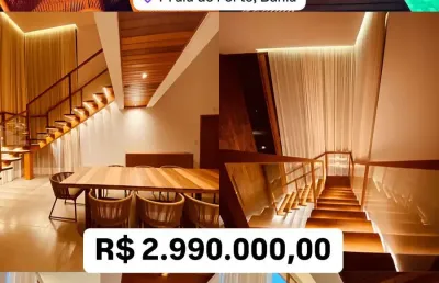 Casa a venda alto padrão 4 suítes na praia do forte no ilha dos pássaros