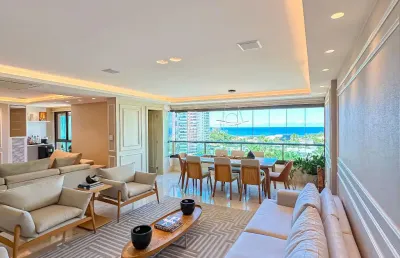 Apartamento a venda 3 suítes 155 m2 vista mar  no parque tropical