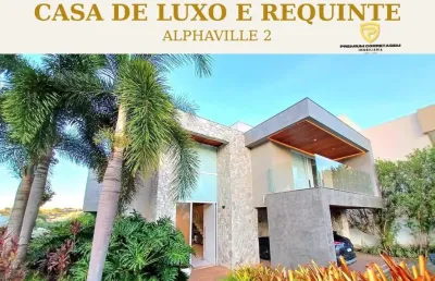 Casa 5 suítes porteira fechada no alphaville salvador 2