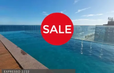 Apartamento a venda vista mar 1/4 51 m2 no expresso 2222 na barra